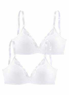 SOFT BRA 2 PACK - Triangel бюстгальтер