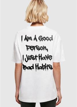 BAD HABITS BOYFRIEND - футболка print