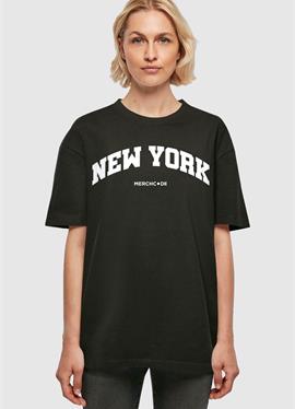NEW YORK WORDING - BOYFRIEND - футболка print