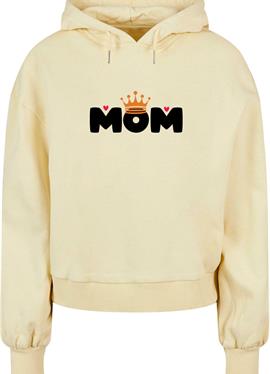 MOTHERS DAY - QUEEN MOM ORGANIC OVERSIZED - пуловер с капюшоном