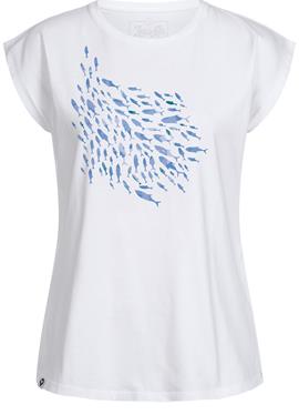 SCHOOL OF FISH BEACH - футболка print