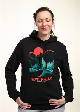 TWIN PEAKS PARKS POSTER - пуловер с капюшоном