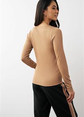 LONG SLEEVE RIBBED футболка - футболка с длинным рукавом