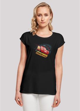 Extended Shoulder Disney Cars Lightning McQueen - футболка print
