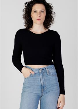 ONLAMOUR LS CROPPED DETAIL ONECK KNT - кофта