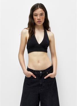 CROP HALTER - топ