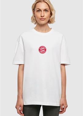 LOGO R OVERSIZED BOYFRIEND TEE - футболка print