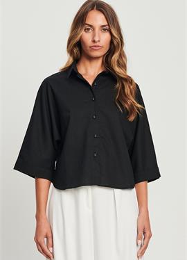 LEILA BUTTON - блузка рубашечного покроя