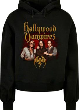 HOLLYWOOD VAMPIRES - GROUP PHOTO OVERSIZED - пуловер с капюшоном