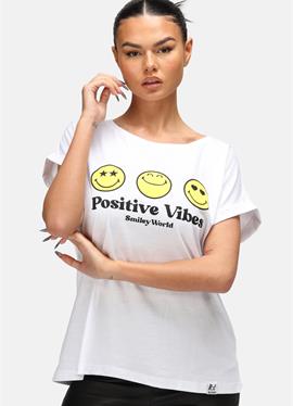 SMILEYWORLD POSITIVE VIBES - футболка print
