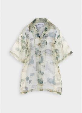 EKO LANDSCAPE ORGANZA - блузка рубашечного покроя