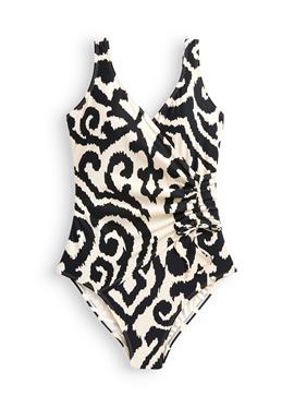 RUCHED SIDE TUMMY CONTROL SWIMSUIT - купальник