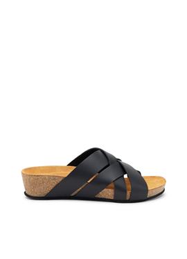 SLIDERS WITH CROSSOVER STRAPS - шлепанцы flach