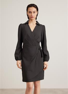 FAUX WRAP DRESS WITH COLLAR - Cocktailплатье/festliches платье