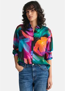 FLORAL PRINT - блузка рубашечного покроя