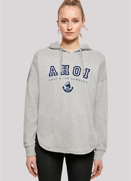 OVERSIZED AHOI KNUT & JAN HAMBURG - пуловер с капюшоном