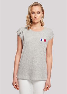 FRANKREICH FLAGGE FAHNE - футболка print
