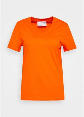 SLFESSENTIAL V NECK TEE - футболка basic