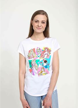 DISNEY PRINCESSES NEON POP - футболка print