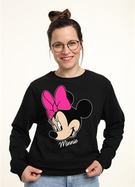 DISNEY CLASSIC MICKEY MINNIE BIG FACE - толстовка