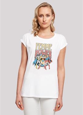 DC COMICS SUPERHELDEN FEMME POWER - футболка print