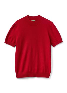 BRICK RED шорты SLEEVE в BLEND - футболка basic