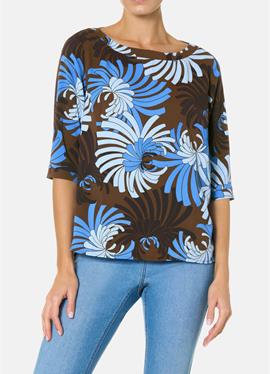 DAHLIA PRINT 3/4 SLEEVE - толстовка