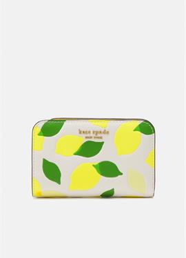 MORGAN LEMON TOSS EMBOSSED SAFFIANO LEATHER SMALL SLIM BIFOLD WALLET - кошелек