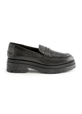 FOREVER COMFORTÂ® LEATHER CHUNKY LOAFERS - слипперы