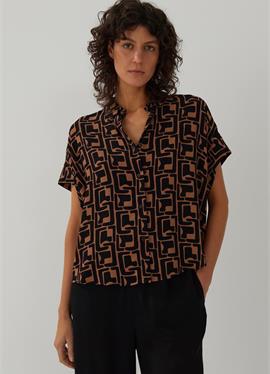 Блузка с рукавами ZARKO PRINT - блузка рубашечного покроя