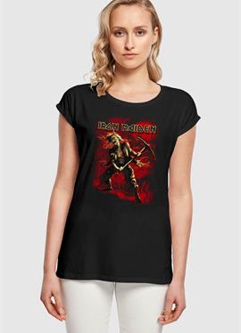 IRON MAIDEN - BREEG EXTENDED SHOULDER TEE - футболка print