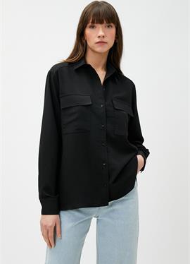 LONG SLEEVE POCKET DETAIL - блузка рубашечного покроя