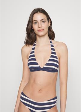 BRELA BEACH_PAR PADDED HALTERNECK STRIPE - Bikini-Top