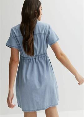 MATERNITY TIE WAIST - DENIM DRESS - джинсовое платье