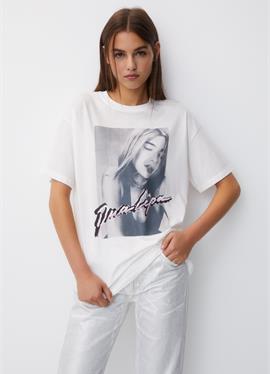 WHITE DUA LIPA - футболка print