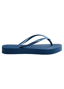 HAVAIANAS FLIP FLOP SLIM FLATFORM - Bade-Zehentrenner