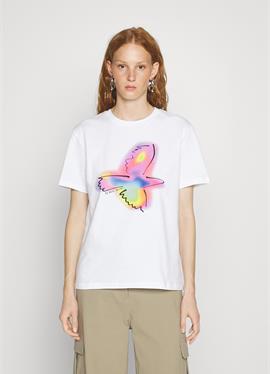 WOMENS SPRAY BIRDS - футболка print