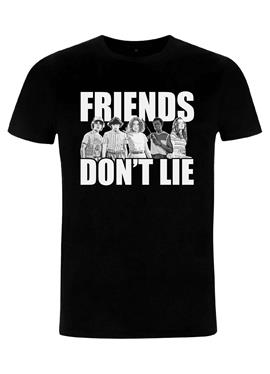 STRANGER THINGS CAST FRIENDS DON'T LIE - футболка print