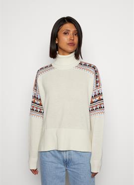 FAIR ISLE ROLL NECK - кофта