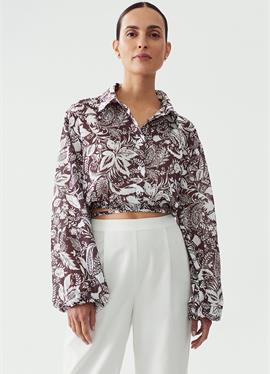 PIARRA CROP - блузка рубашечного покроя