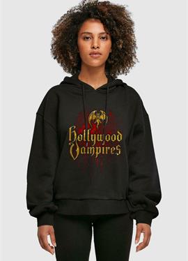 HOLLYWOOD VAMPIRES - BAT LOGO DRIPS OVER - пуловер с капюшоном