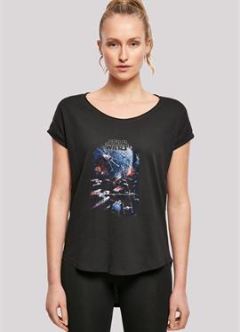 STAR WARS GALAXY SPACE FIGHT CLASSIC - футболка print