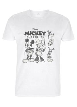 MICKEY CLASSIC FREINDS SKETCH - футболка print