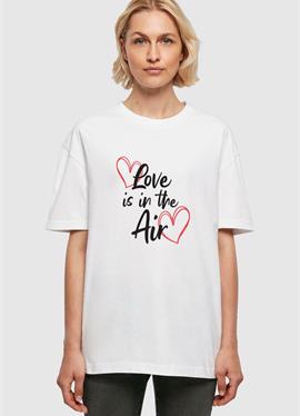 VALENTINES DAY - LOVE IS в THE AIR OVER - футболка print