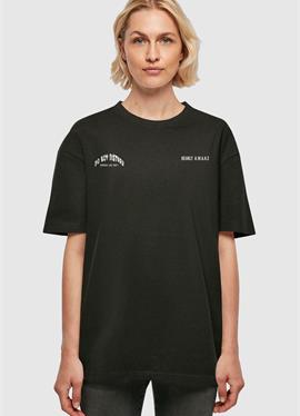BARELY AWAKE OVERSIZED BOYFRIEND TEE - футболка print