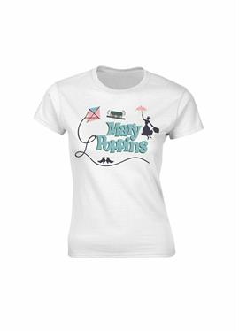 DISNEY MARY POPPINS LOGOS KVINDER - футболка print