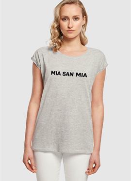 MIA SAN MIA BOLD EXTENDED SHOULDER TEE - футболка print