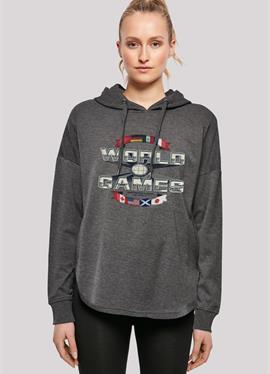 RETRO GAMING WORLD GAMES - пуловер с капюшоном