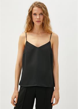 V NECK THIN STRAPPY - топ