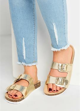 BUCKLE STRAP FOOTBED - шлепанцы flach